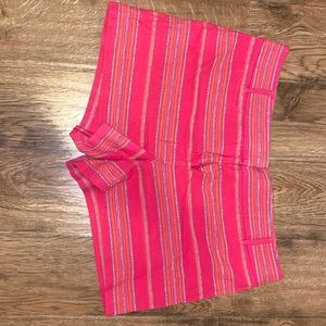 Loft pink/orange shorts